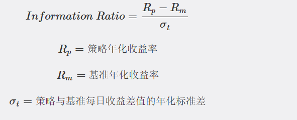 信息比率计算公式